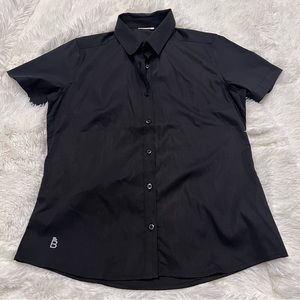 BeauTela Button Down Black Shirt